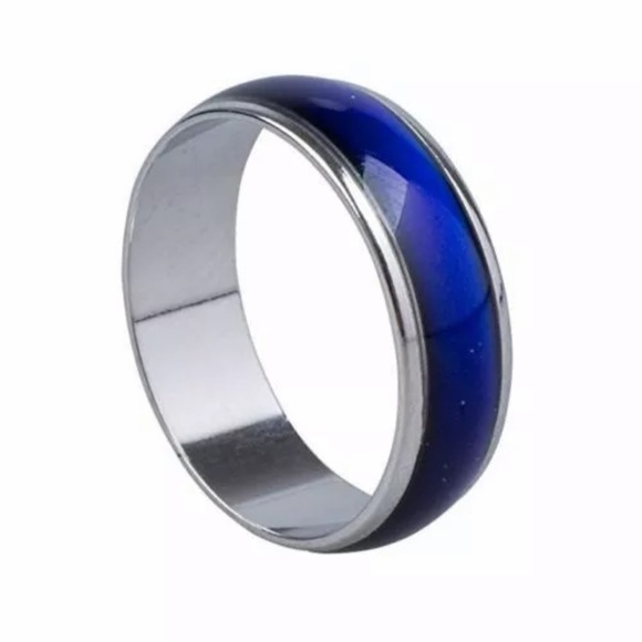 Stainless Steel Mood Ring Various sizes NEW - Picture 4 of 7